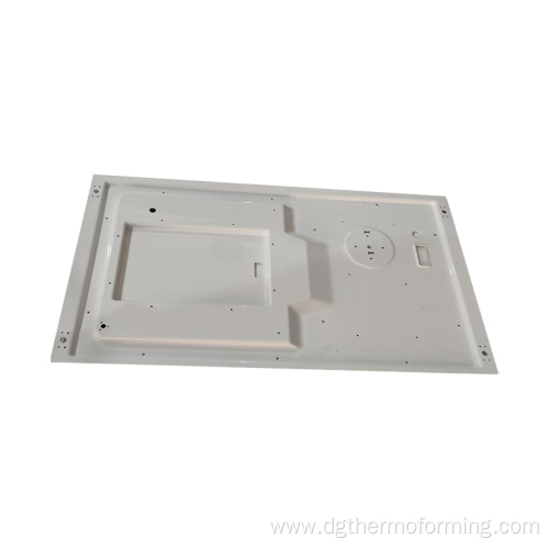 Thermoforming plastic parts for medical bed